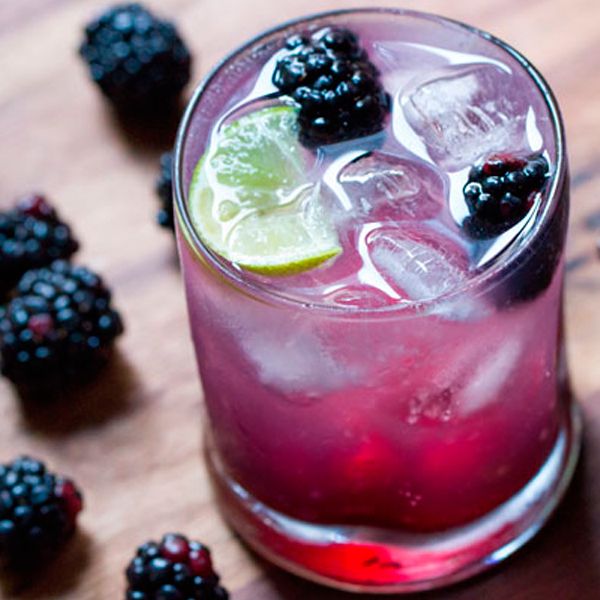 Blackberry Gin Fizz